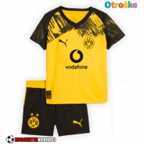 Otroške Nogometnih dresov Borussia Dortmund Domači 2025-26 Kratki rokavi (+ hlače)